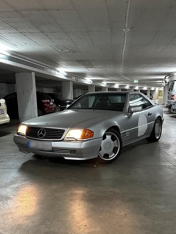 Gebraucht Mercedes SL500 326 PS (239 kW) 1992 Silber Cabrio