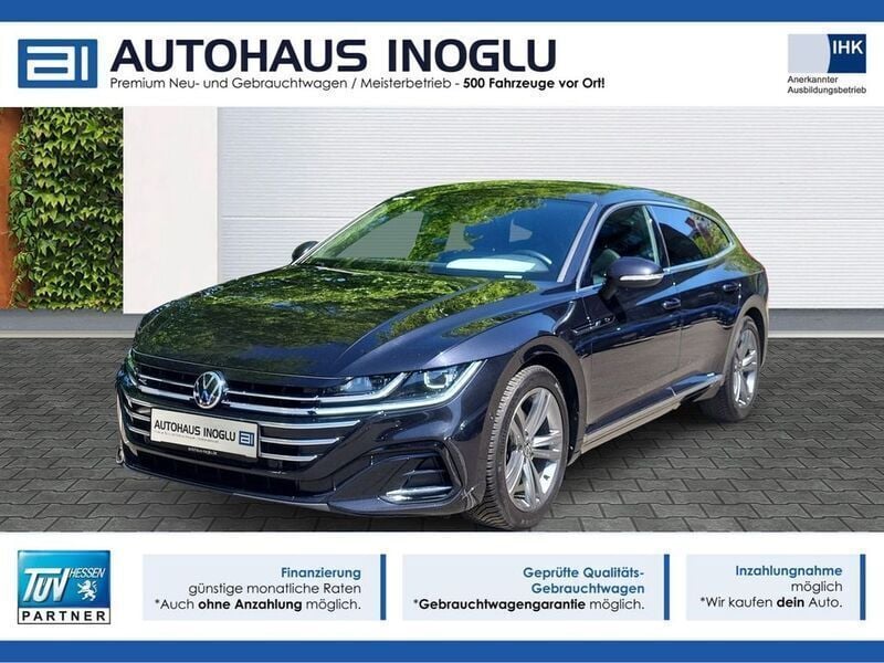 Schwarz Gebraucht 2022 VW Arteon R-line Kombi | 28.280 € (Guter Preis) - Bild 1/4