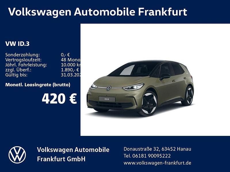 Neu VW ID.3 Pro 169 kW (231 PS) 2026 Grün Kleinwagen