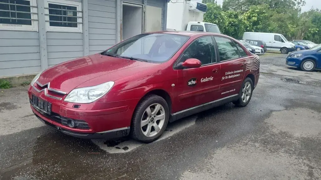 Brugt Citroën C5 Exclusive 133 HK (97 kW) 2005 Rød Sedan