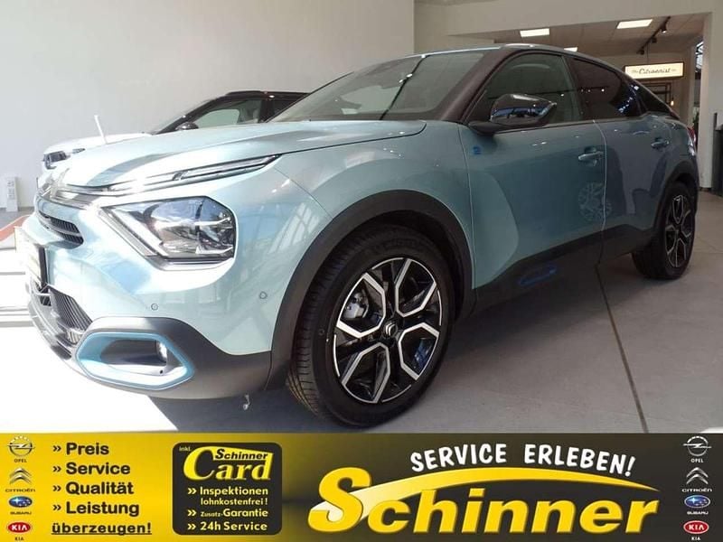 Eqn lackierung olbia blau Gebraucht 2024 Citroën e-C4 Shine Limousine | 22.590 € (Fairer Preis) - Bild 1/2