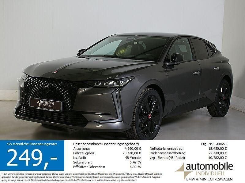 Platinum grau met. Gebraucht 2023 DS Automobiles DS4 Performance Line Plus Limousine | 23.229 € (Guter Preis) - Bild 1/4