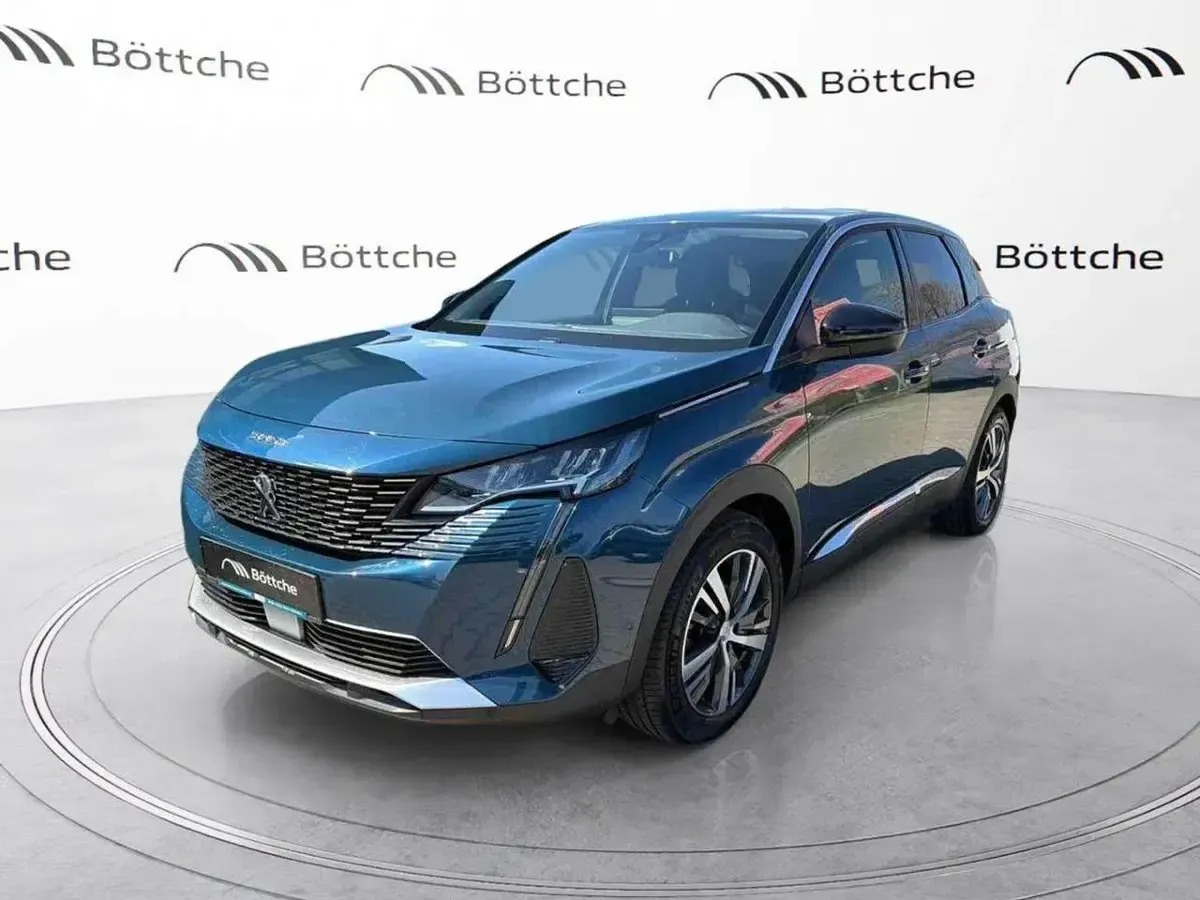 Gebraucht Peugeot 3008 Allure 131 PS (96 kW) 2021 Lackierung blau celebes/metallic klarlack SUV