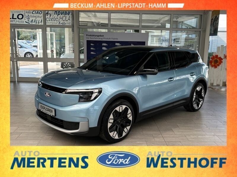 Arctic blue Gebraucht 2024 Ford Explorer Extended Range SUV | 38.950 € (Fairer Preis) - Bild 1/4