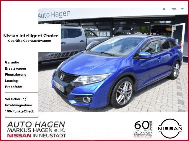 Blau Gebraucht 2015 Honda Civic Elegance Kombi | 13.500 € (Fairer Preis) - Bild 1/4