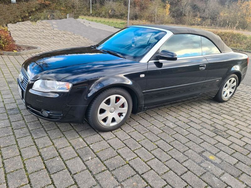 Schwarz Gebraucht 2006 Audi A4 Cabriolet S-Line Cabrio | 6.100 € (Fairer Preis) - Bild 1/4