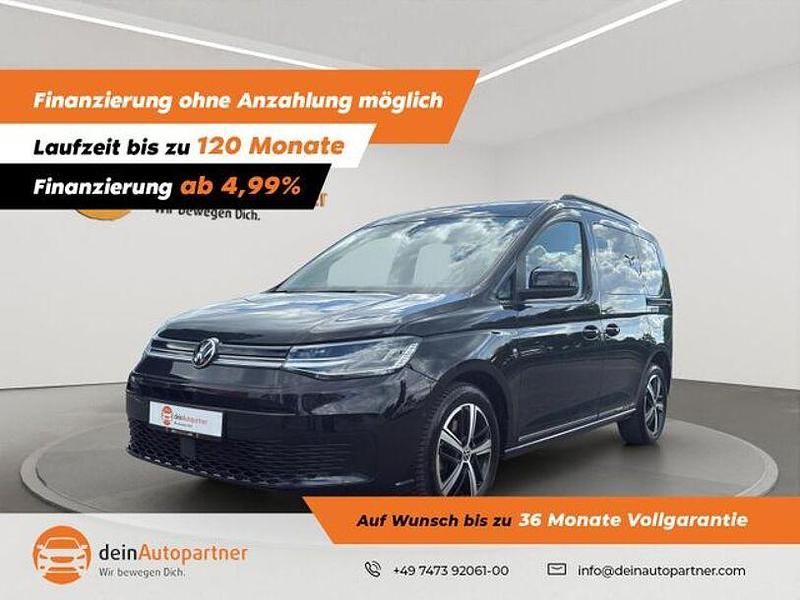 Gebraucht VW Caddy Dark Label 114 PS (83 kW) 2023 Deep black perleffekt Van / Kleinbus