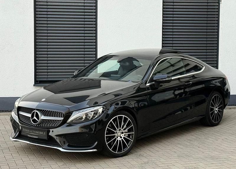Schwarz Gebraucht 2016 Mercedes C200 AMG Coupé | 23.900 € (Teuer) - Bild 1/4