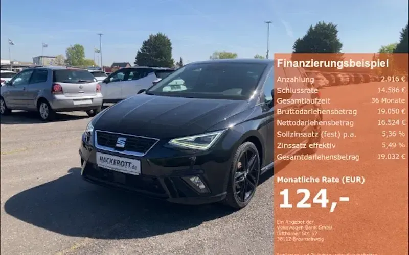 Gebraucht Seat Ibiza Black Edition 110 PS (80 kW) 2024 Kleinwagen