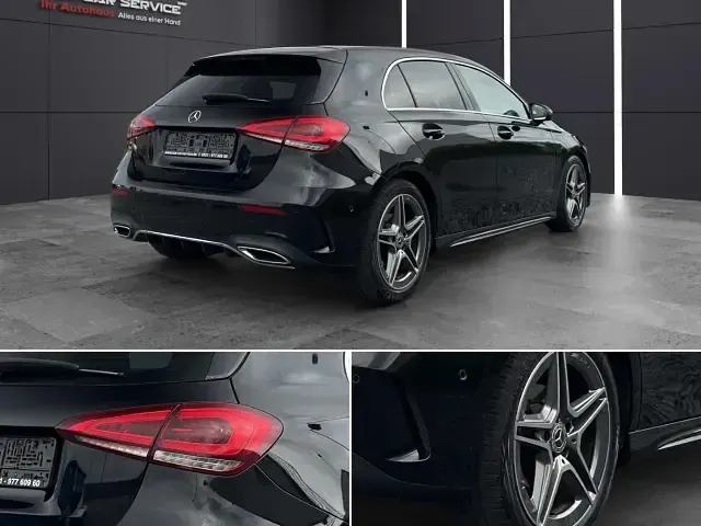 Gebraucht Mercedes A180 AMG line 136 PS (100 kW) 2020 Schwarz Limousine