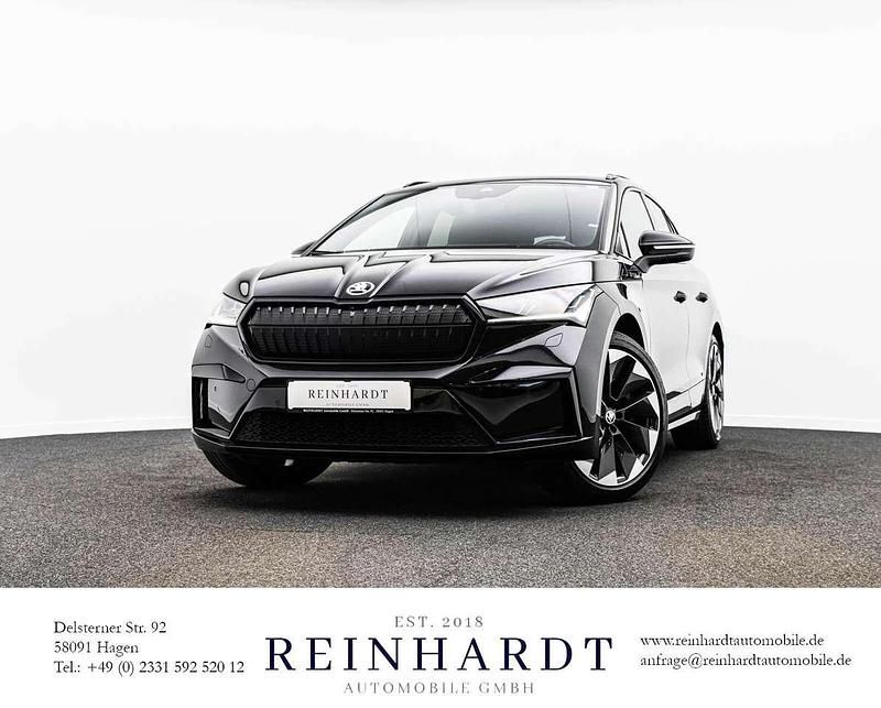 Schwarzmagic perleffekt Gebraucht 2022 Skoda Enyaq iV SportLine SUV | 32.320 € (Etwas zu teuer) - Bild 1/3