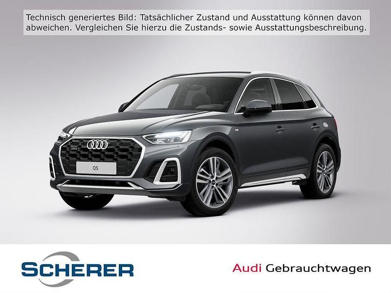 Daytonagrau perleffekt (metallic) Gebraucht 2022 Audi Q5 S-Line SUV | 41.880 € (Fairer Preis) - Bild 1/4
