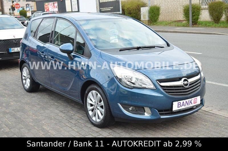 Gebraucht Opel Meriva drive 140 PS (102 kW) 2016 Blau Van / Kleinbus