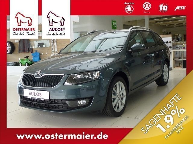 Grau metallic Gebraucht 2016 Skoda Octavia Joy Kombi | 28.980 € - Bild 1/4
