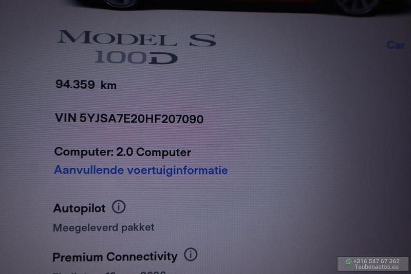 Second-hand Tesla Model S 306 kW (417 CP) 2017 Roșu Hatchback