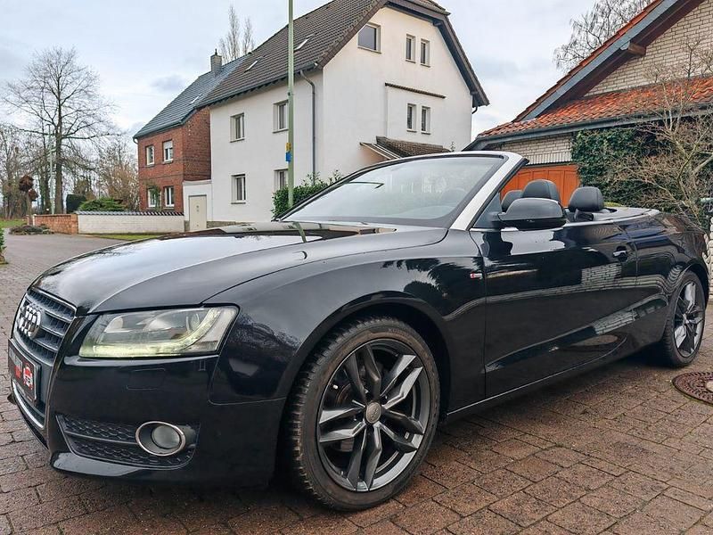 Schwarz Gebraucht 2009 Audi A5 Cabriolet S-Line Cabrio | 11.999 € (Superpreis) - Bild 1/4