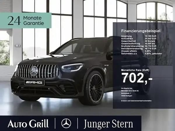 Metalliclack obsidianschwarz Gebraucht 2019 Mercedes GLC63 AMG AMG SUV | 60.899 € (Etwas zu teuer) - Bild 1/4
