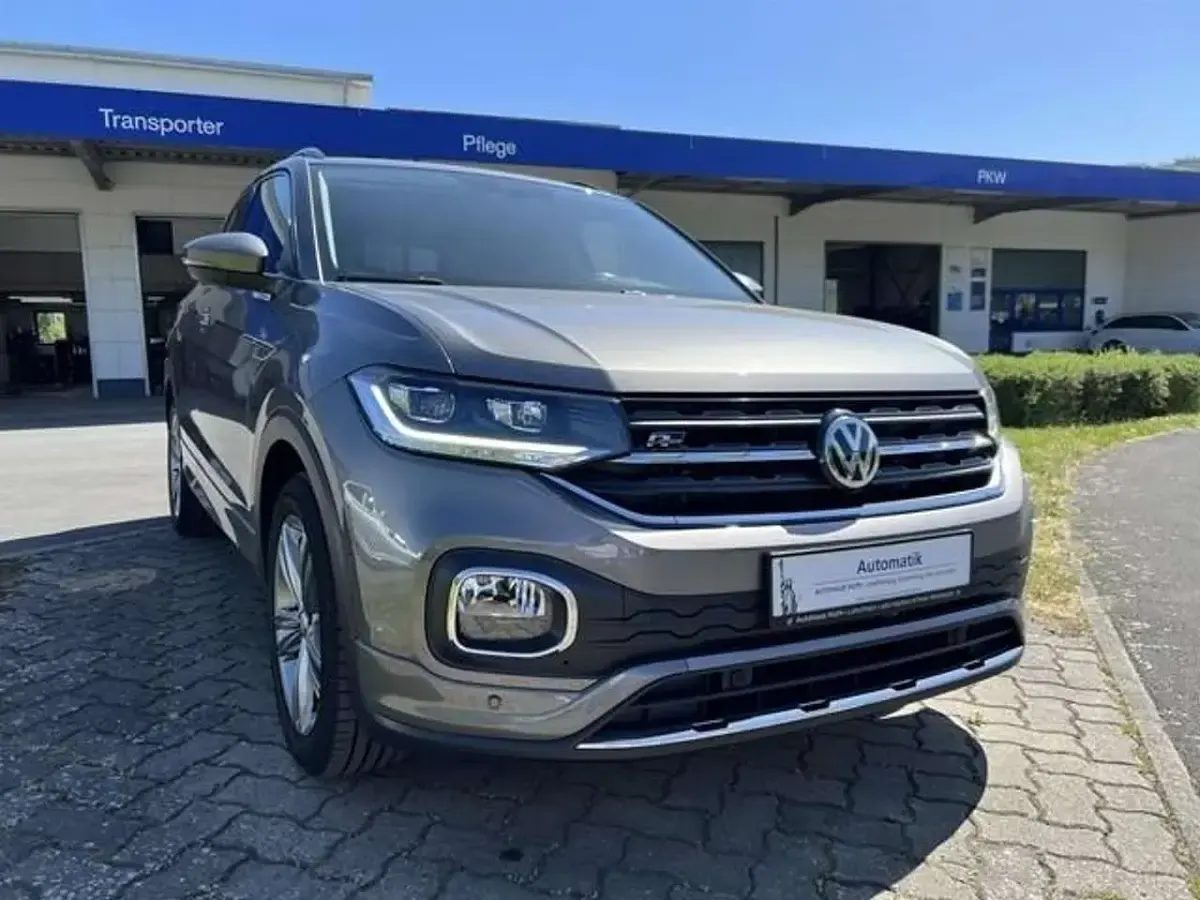 Gebraucht VW T-Cross R-line 116 PS (85 kW) 2019 Limestone grey metallic SUV