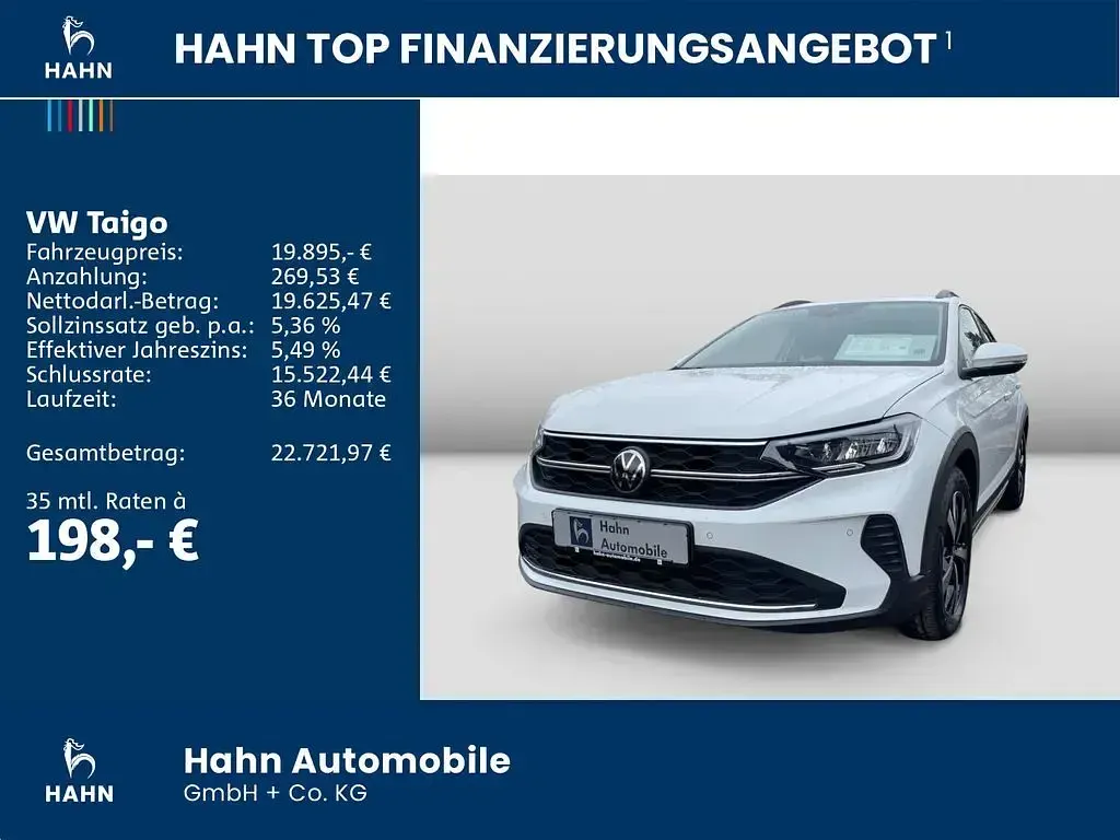 Gebraucht VW Taigo Life 116 PS (85 kW) 2024 Pure white SUV