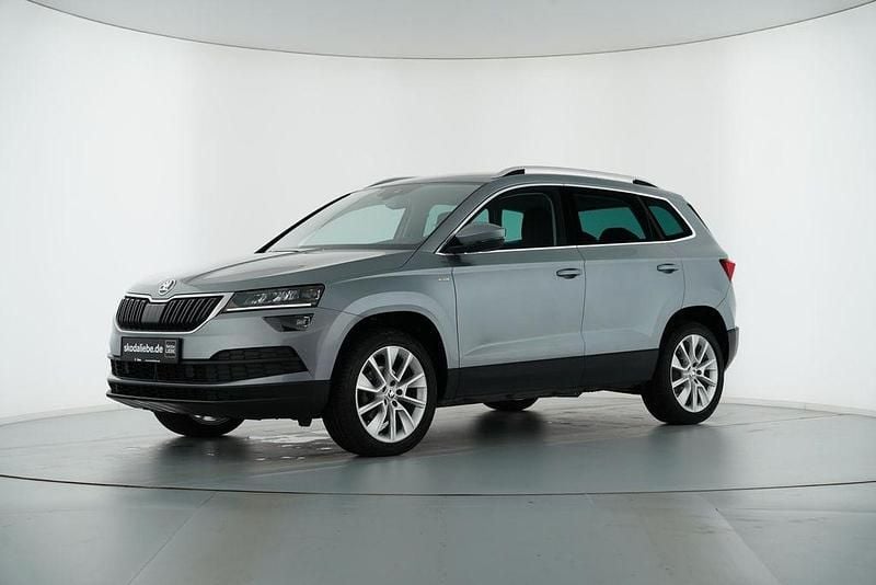 Business grau metallic Gebraucht 2019 Skoda Karoq Soleil SUV | 21.889 € (Superpreis) - Bild 1/4