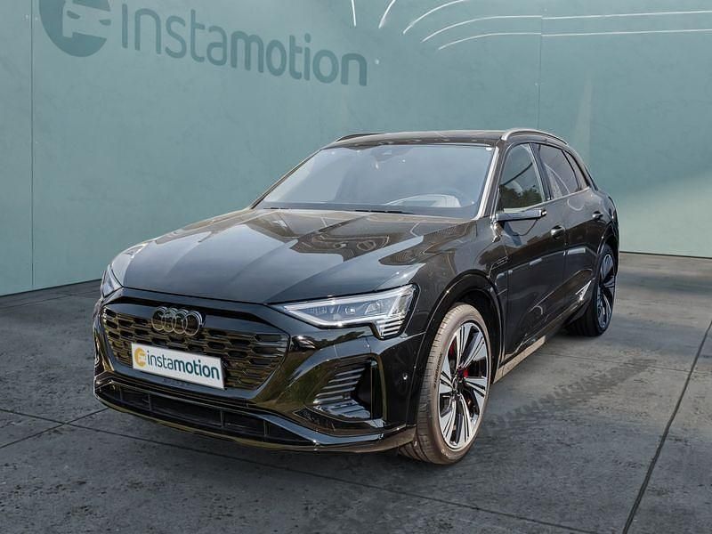 Schwarz Gebraucht 2025 Audi Q8 e-tron S-Line SUV | 87.399 € - Bild 1/4