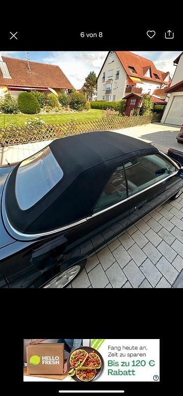 Usata Audi 80 1998 Nero Cabrio