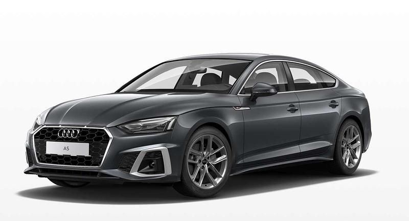 Grau Gebraucht 2021 Audi A5 Sportback S-Line Coupé | 29.999 € (Guter Preis) - Bild 1/4