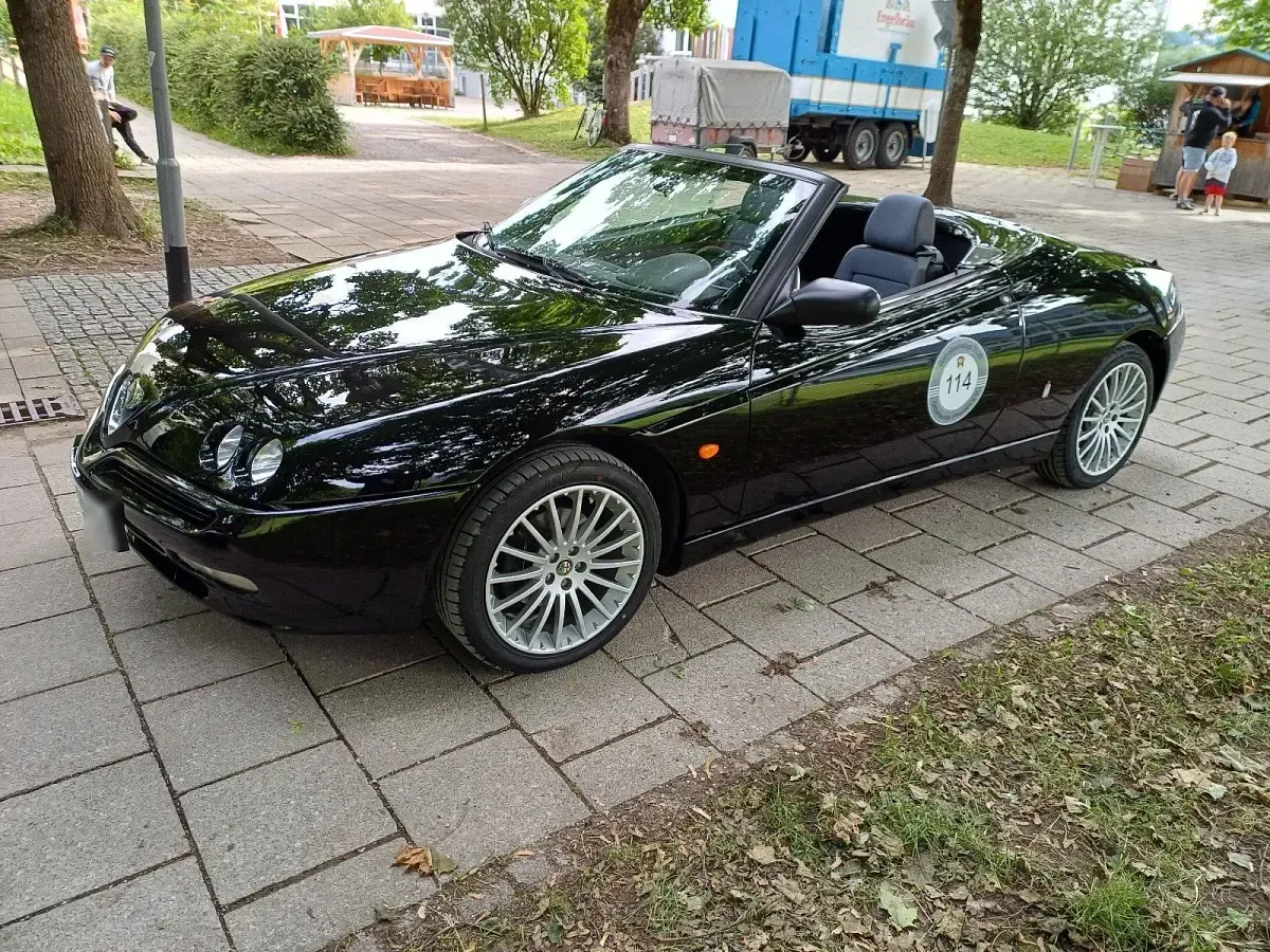 Gebraucht Alfa Romeo Spider 155 PS (114 kW) 1997 Schwarz Cabrio
