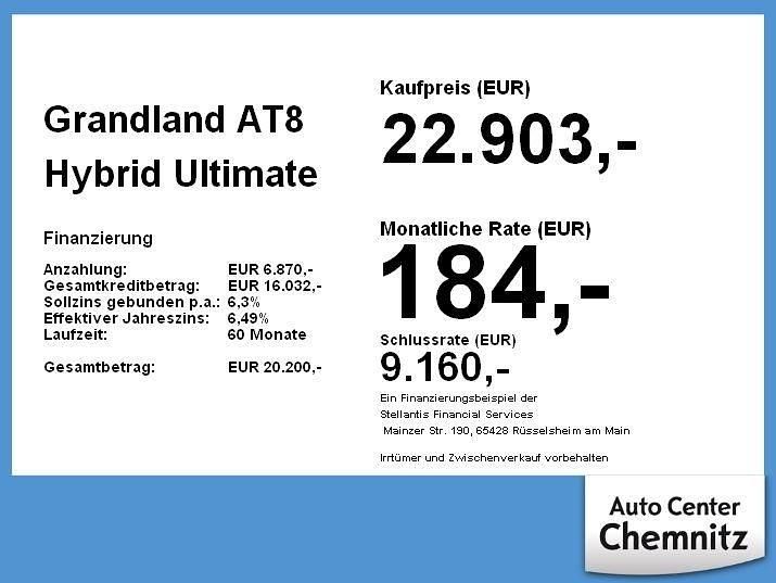 Gebraucht Opel Grandland X Ultimate 224 PS (164 kW) 2022 Schwarz SUV