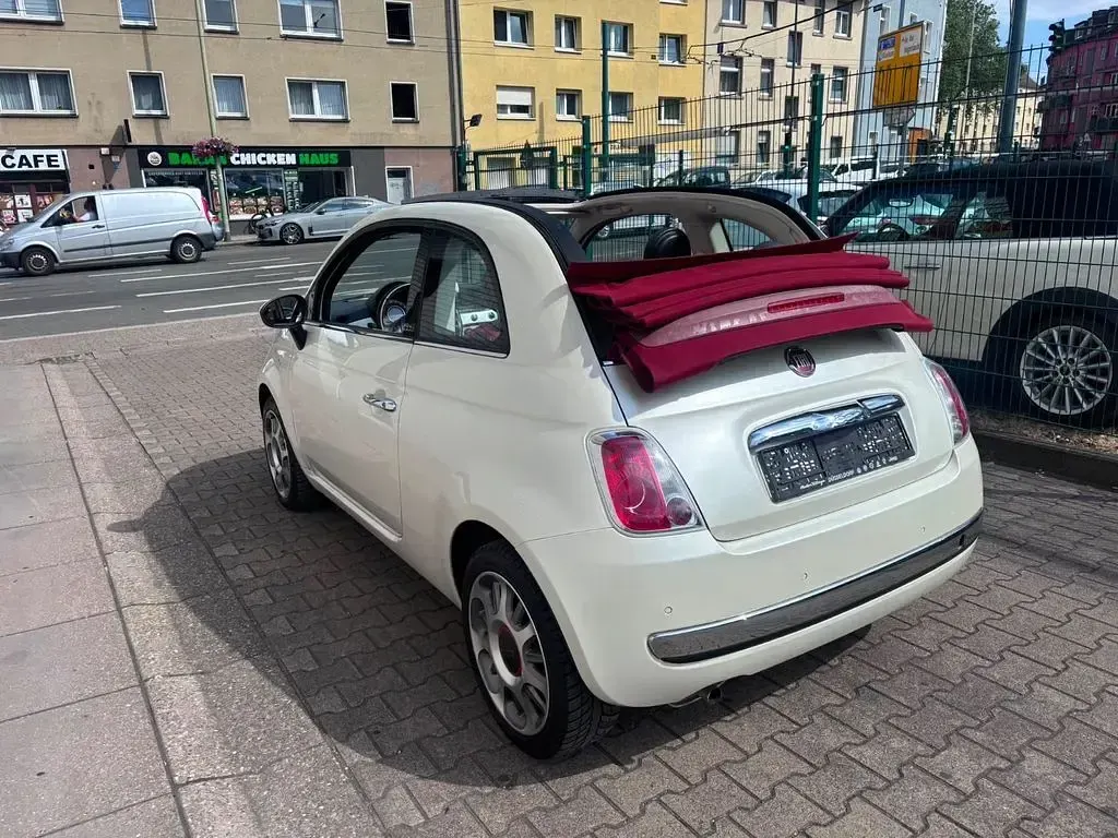 Gebraucht Fiat 500 Lounge 101 PS (74 kW) 2011 Weiß Cabrio