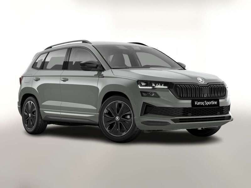 Stahlgrau Neu 2025 Skoda Karoq SportLine SUV | 36.880 € (Guter Preis) - Bild 1/3