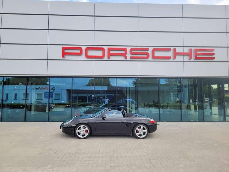 Schwarz Gebraucht 2000 Porsche 986 Boxster Cabrio | 13.490 € - Bild 1/2