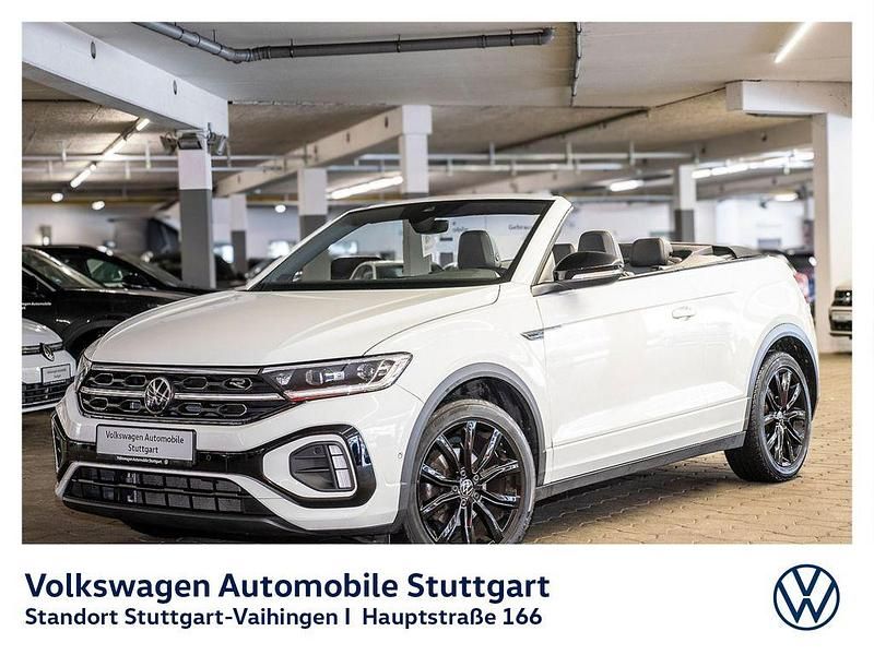 Pure white schwarz Gebraucht 2022 VW T-Roc Cabriolet R-line Cabrio | 29.430 € (Etwas zu teuer) - Bild 1/4
