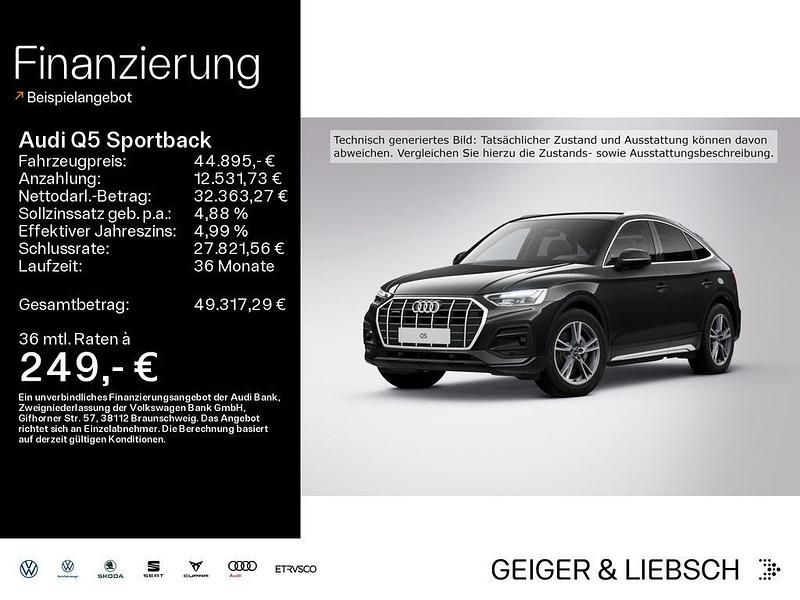 Schwarz Gebraucht 2023 Audi Q5 Sportback Performance SUV | 44.895 € (Fairer Preis) - Bild 1/4
