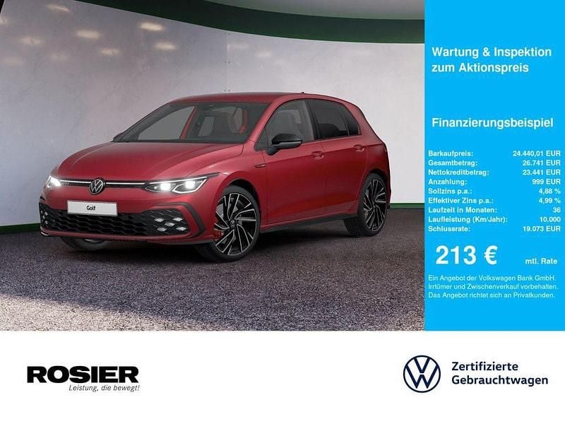 Rot / kings red (metallic) Gebraucht 2022 VW Golf GTI Limousine | 24.440 € (Guter Preis) - Bild 1/4
