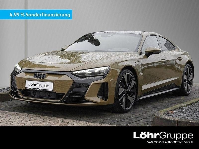 Gebraucht Audi e-tron GT quattro Comfort 350 kW (476 PS) 2022 Taktikgrün metallic Limousine