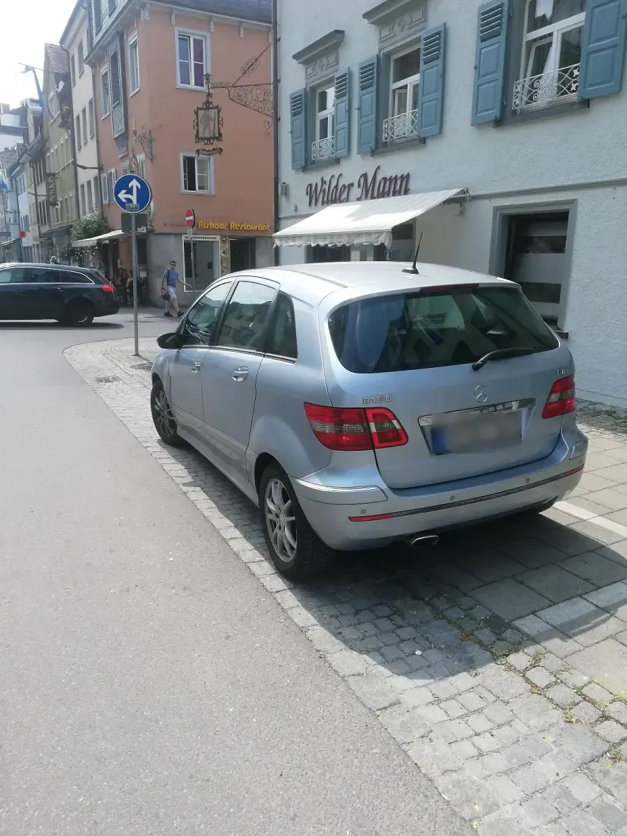 Gebraucht Mercedes B180 109 PS (80 kW) 2007 Grau Van / Kleinbus