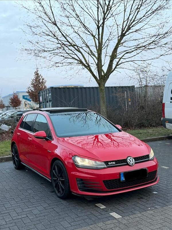Gebraucht VW Golf VII GTD 184 PS (135 kW) 2014 Rot Limousine