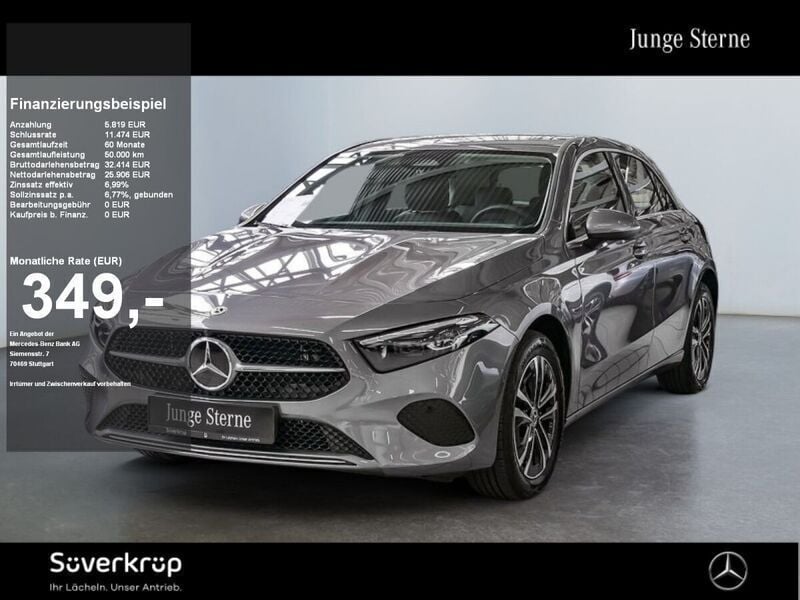 Grau Gebraucht 2024 Mercedes A250 Progressive Limousine | 31.280 € (Guter Preis) - Bild 1/2