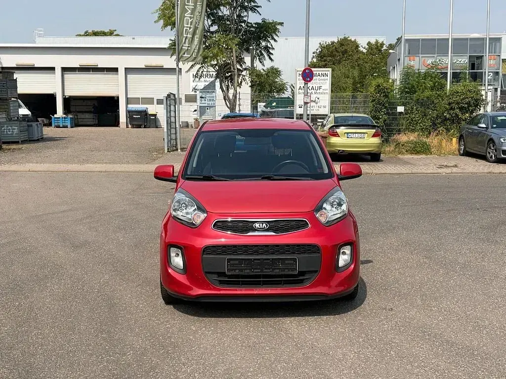Gebraucht Kia Picanto DREAM-TEAM Edition 67 PS (49 kW) 2016 Rot Kleinwagen