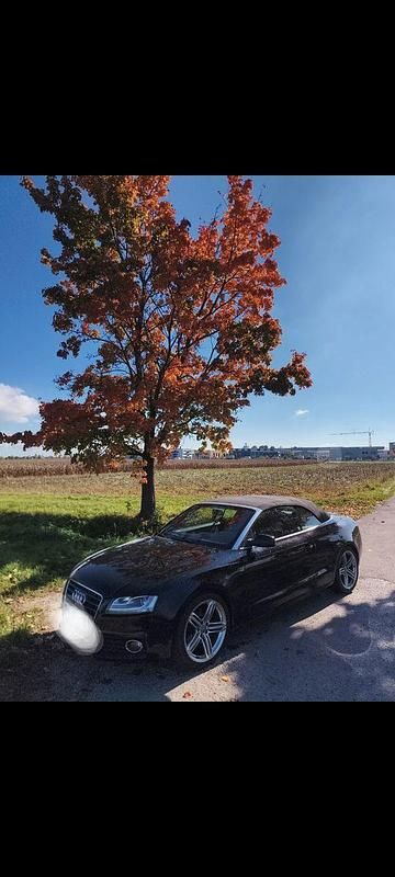 Schwarz Gebraucht 2010 Audi A5 Cabriolet S-Line Cabrio | 5.555 € (Guter Preis) - Bild 1/4