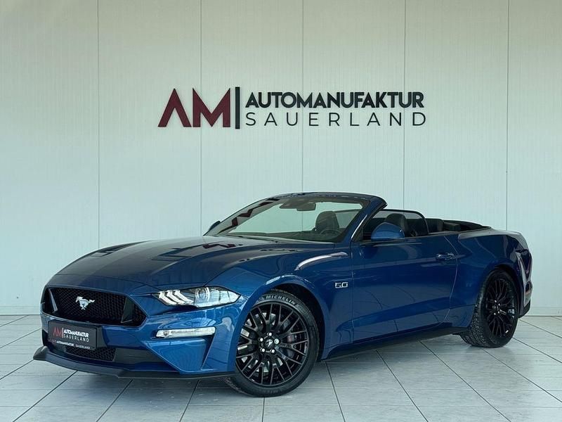 Blau Gebraucht 2022 Ford Mustang GT Convertible Cabrio | 49.950 € (Superpreis) - Bild 1/4