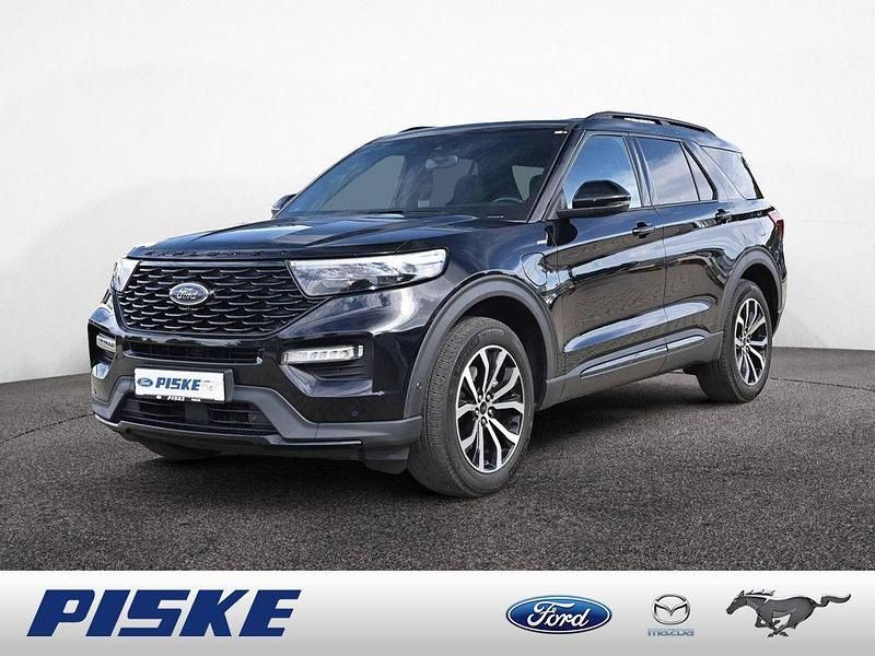 Obsidianschwarz Gebraucht 2021 Ford Explorer ST-Line SUV | 39.950 € (Superpreis) - Bild 1/4