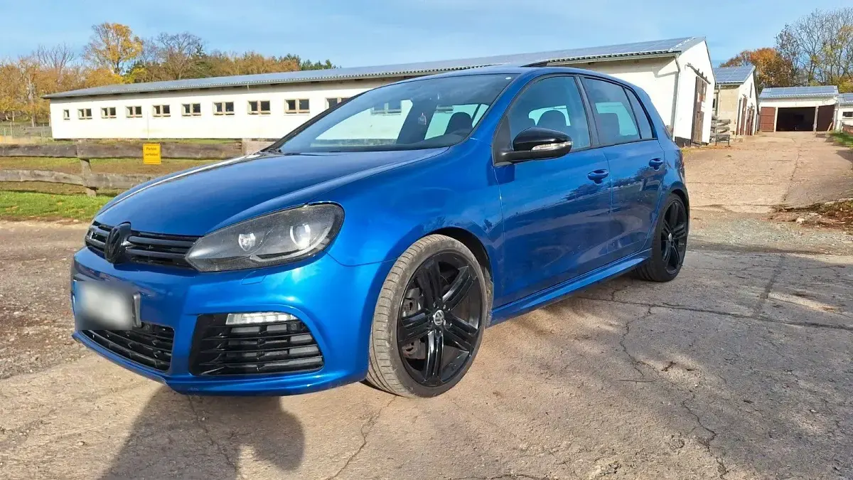 Gebraucht VW Golf VI R 271 PS (199 kW) 2011 Blau Kleinwagen