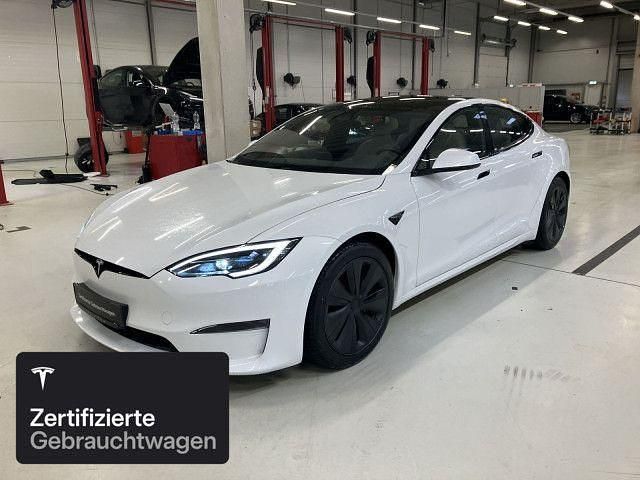 Gebraucht Tesla Model S Long Range AWD 492 kW (669 PS) 2024 Pearl white multicoat Kleinwagen