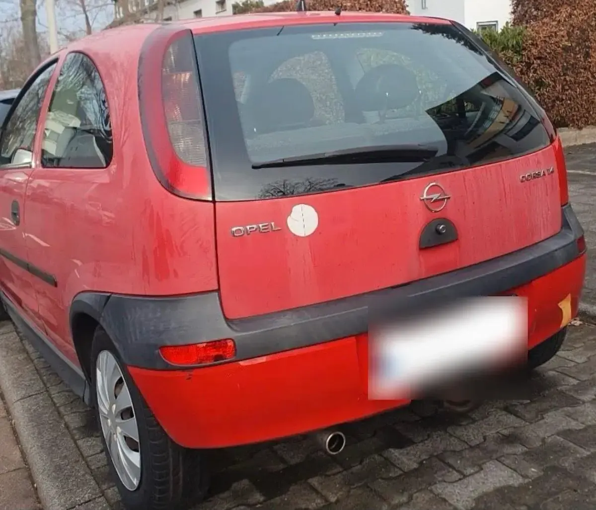Gebraucht Opel Corsa 90 PS (66 kW) 2002 Rot Kleinwagen