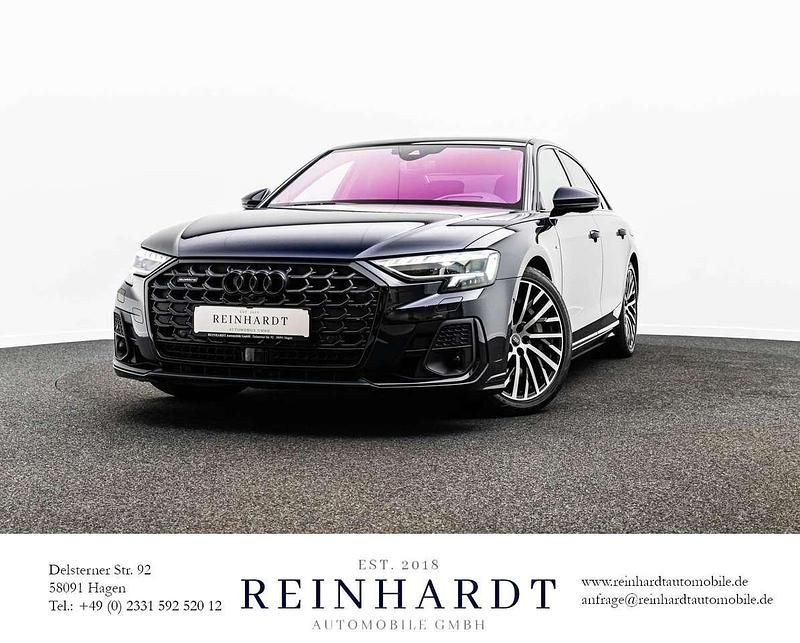 Firmamentblau metallic Gebraucht 2022 Audi A8 S-Line Limousine | 59.865 € (Etwas zu teuer) - Bild 1/3