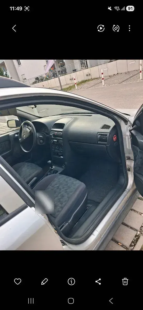 Gebraucht Opel Astra Edition 75 PS (55 kW) 2001 Silber Kombi