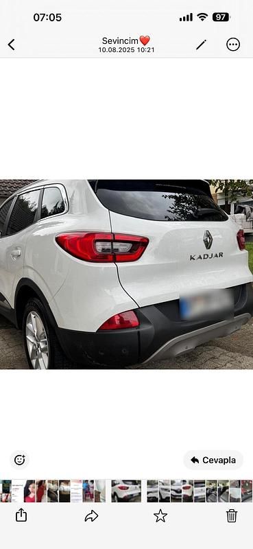 Gebraucht Renault Kadjar 132 PS (97 kW) 2017 Weiß SUV
