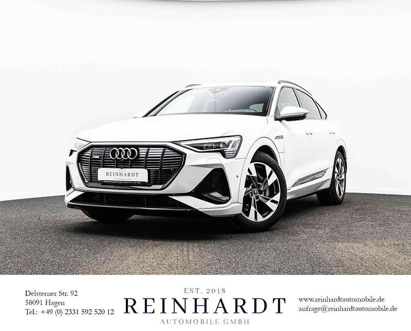Gebraucht Audi e-tron Sportback S-Line 300 kW (408 PS) 2022 Gletscherweiß metallic SUV